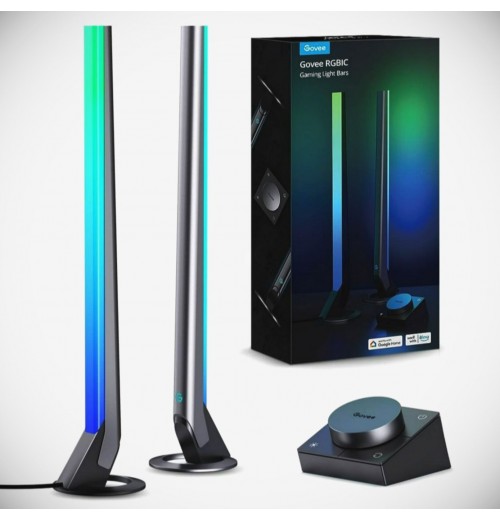 RGBIC Wi-Fi Gaming Light Bars with Smart Controller for an Enhanced Gaming Setup